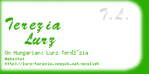 terezia lurz business card
